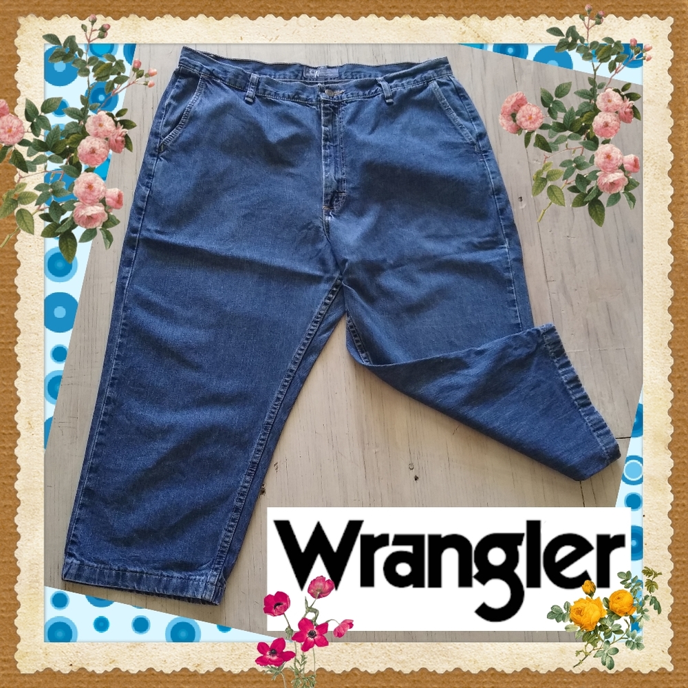 ❗2/$12 FINAL❗Gently Used Wrangler for Women Plus Capri Denim Jeans